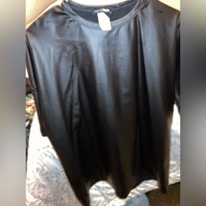 Leather shirt